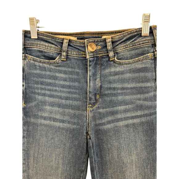 Anthropologie Pilcro Letterpress High-Rise Denim Skinny Jeans Zip Ankle Size 25 - Picture 1 of 7